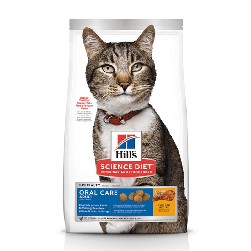 Hill’s Science Diet Adult Oral Care Chicken Recipe Cat Dry Food