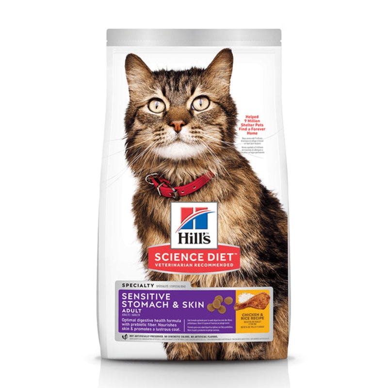 Hill’s Science Diet Sensitive Stomach & Skin Cat Dry Food