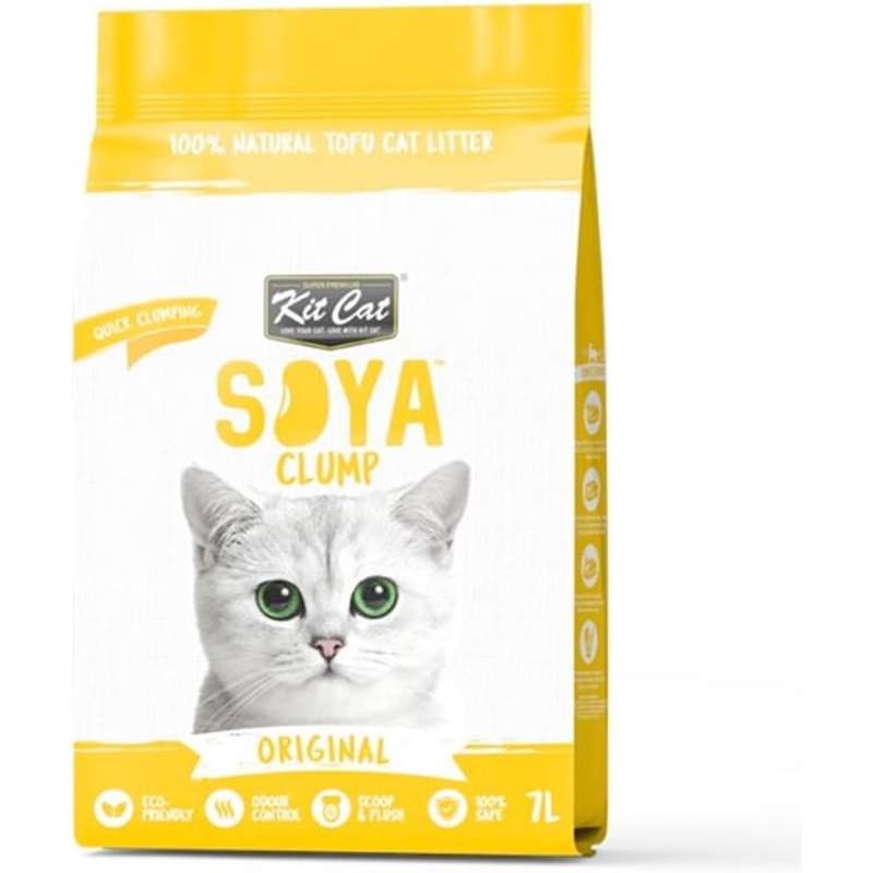 Kit Cat Soya Clump 100 % Natural soybean Cat Litter Confetti