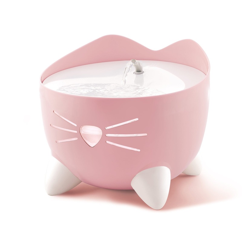 Catit  Pixi Cat Fountain|Light Pink|Light Blue