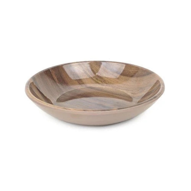 Catitude Melamine Cat Saucers 13.3×13.3×2.8cm Acacia Wood