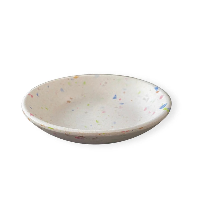 Catitude Melamine Cat Saucers 13.3×13.3×2.8cm French Terrazzo