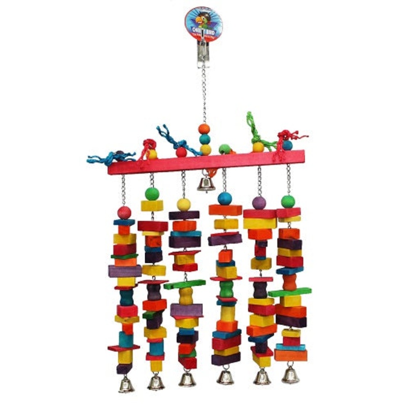 Cheeky Bird 6 Stack With Bells Jumbo