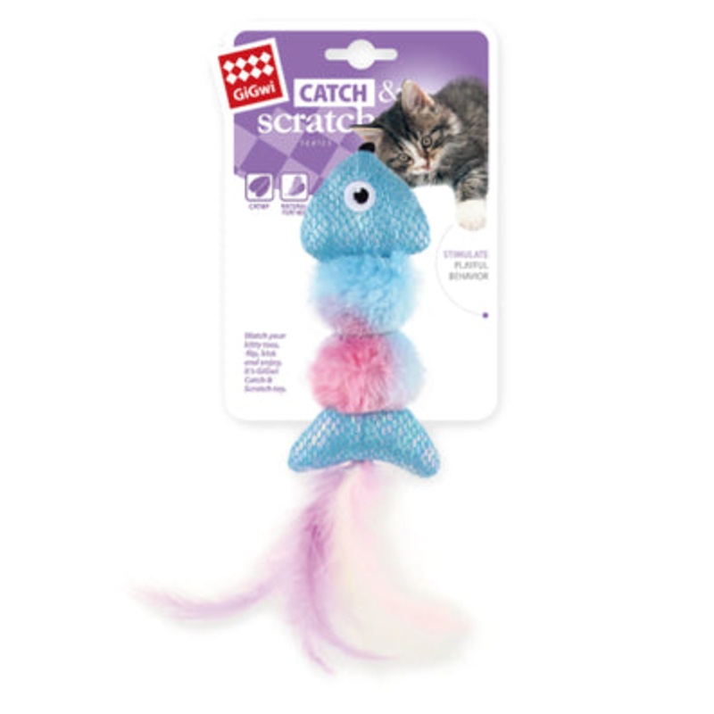 Gigwi Catch N Scratch Ice Cream Crinkle Fish