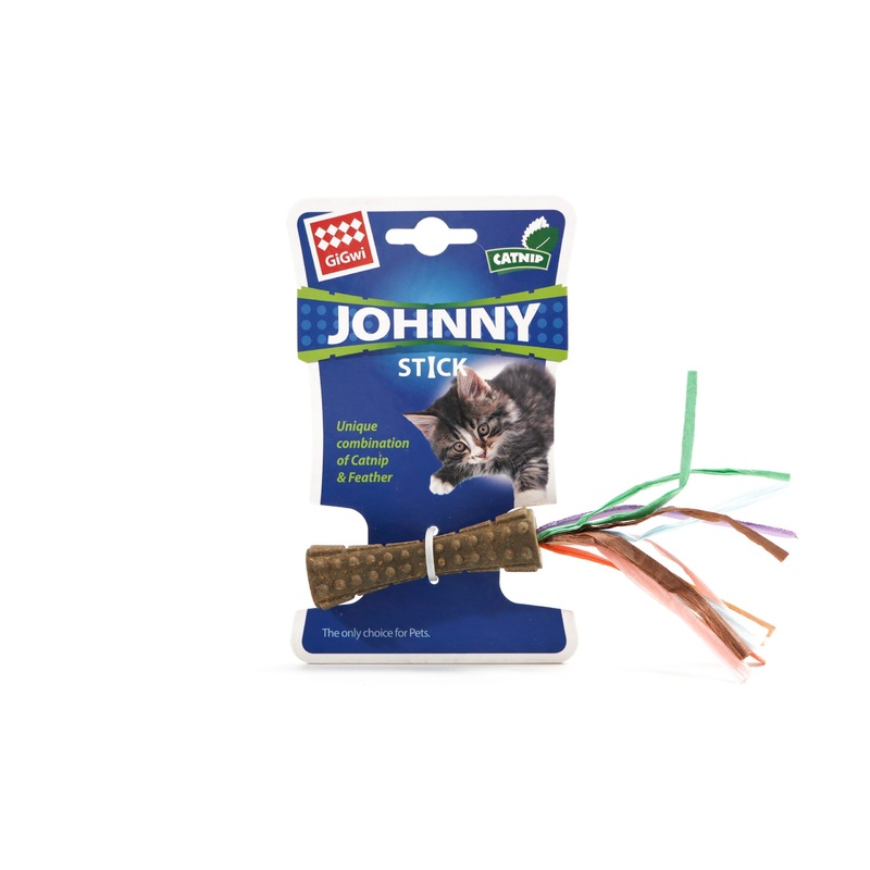 Gigwi Johnny Catnip Infused Stick With Paper Tail
