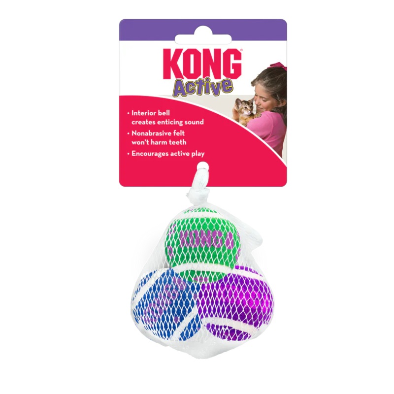 Kong Active Tennis Balls With Bells