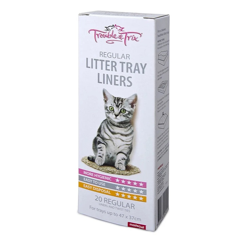Trouble & Trix Litter Liners Regular 43x35cm 20pk