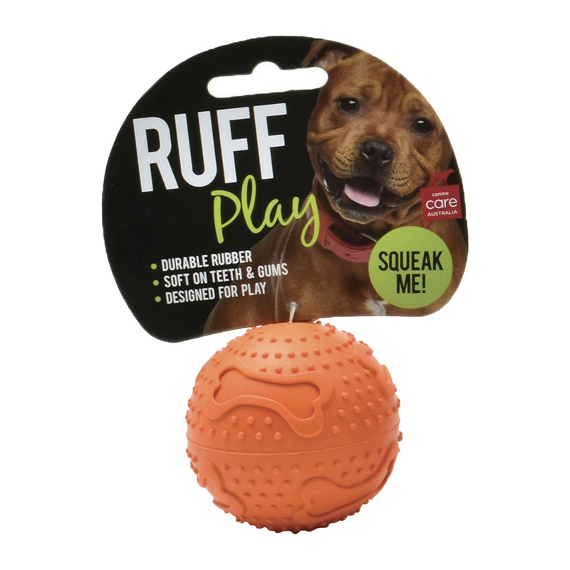 All Pet Ruff Play Squeaky Ball Small
