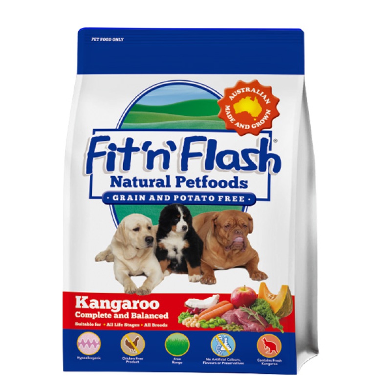 Fit n Flash Dog Food Grain Free Kangaroo