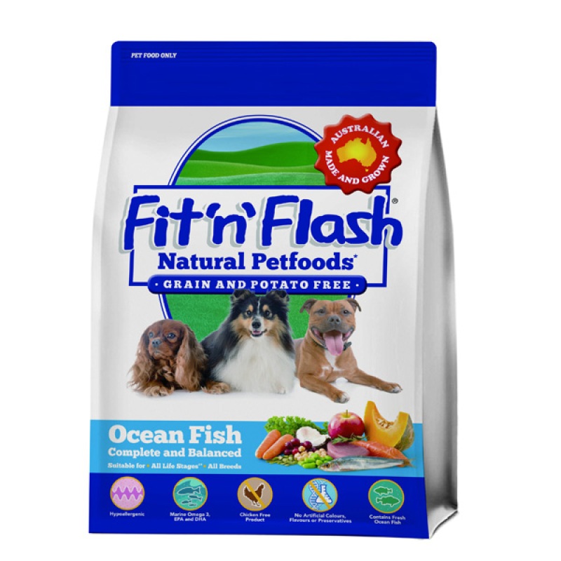 Fit n Flash Dog Food Grain Free Ocean Fish