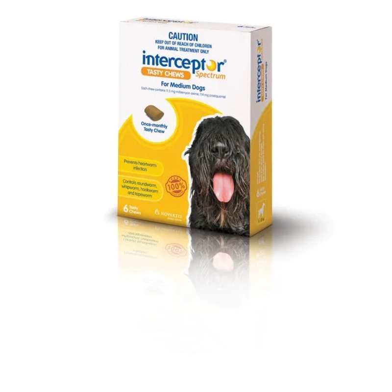 Interceptor Yellow for Medium Dogs 11-22kgs