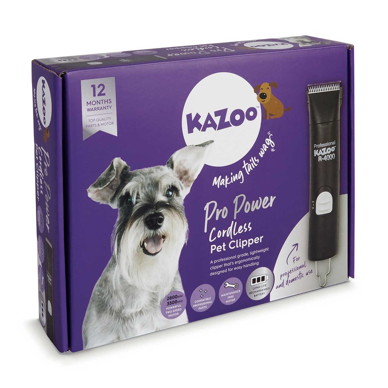 Kazoo Pro Power Cordless Pet Clipper
