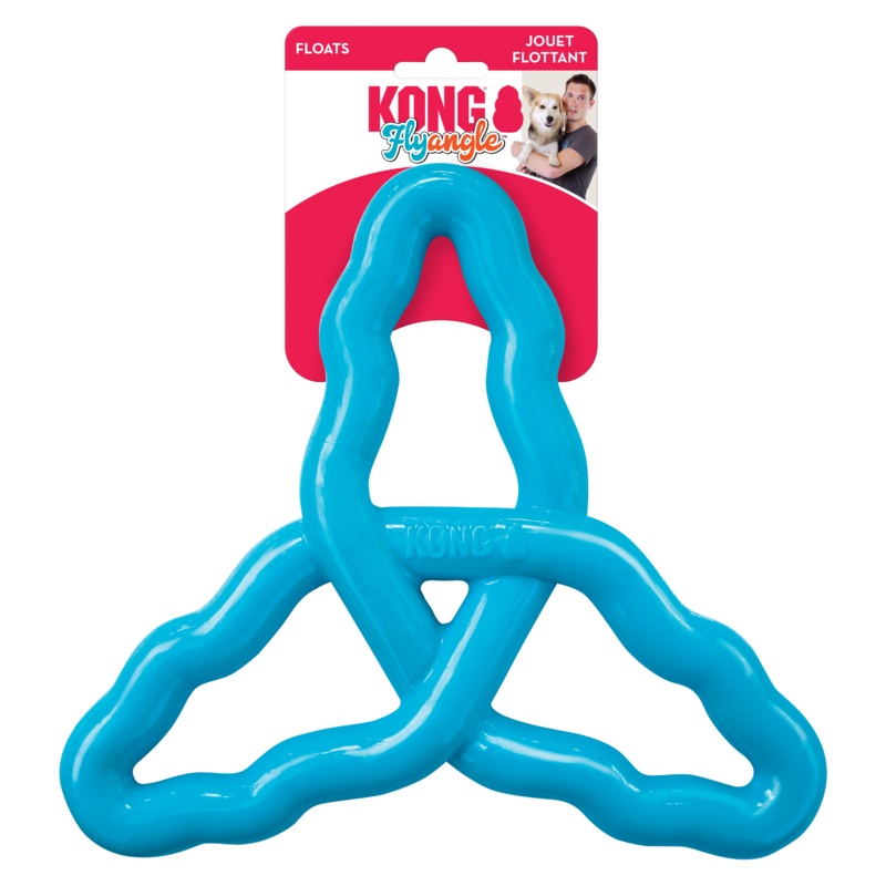 Kong Flyangle (Assorted Random Colours:Blue/Orange)