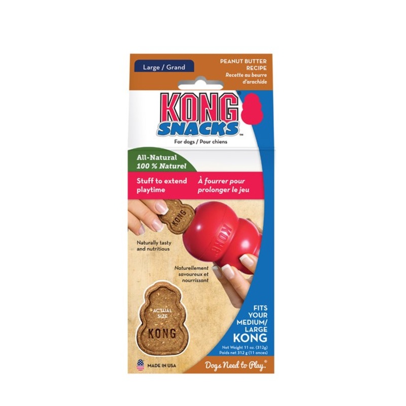 Kong Snacks Peanut Butter|Sml 200g|Lrg 300g