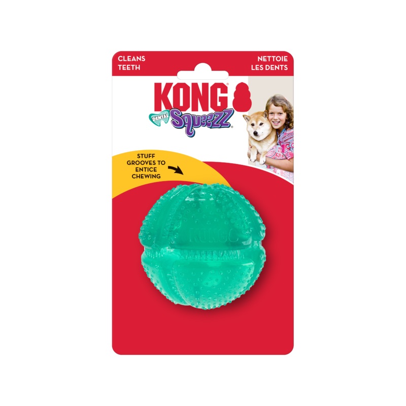 Kong Squeezz Dental Ball|Lrg|Lrg
