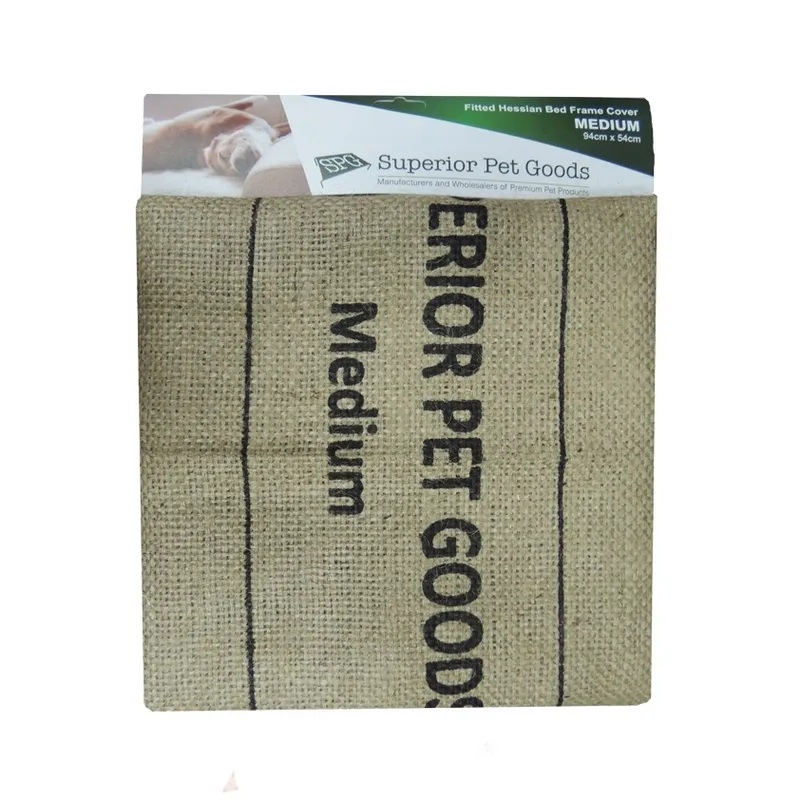 SUPERIOR FITTED HESSIAN BED COVERS LARGE