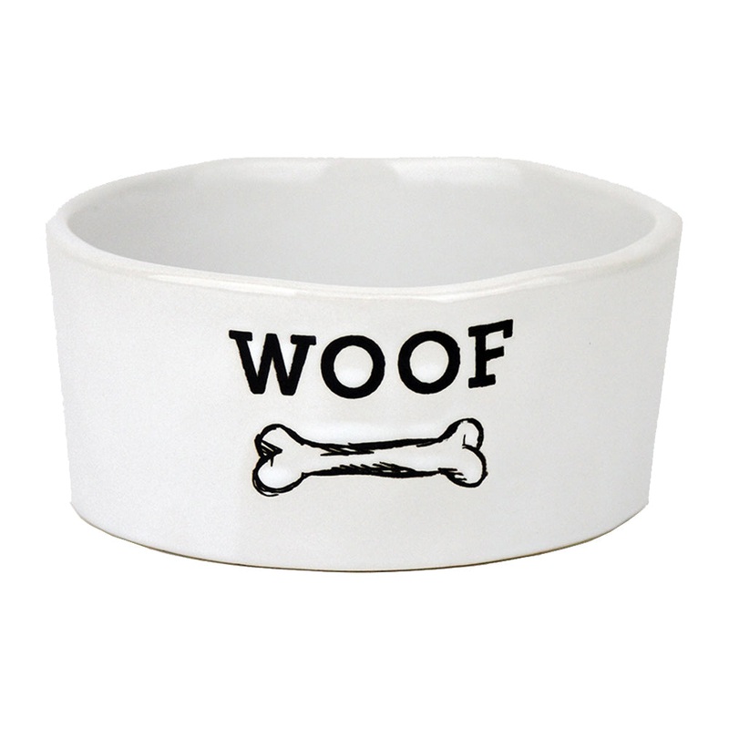 Woof Ceramic Bowl Small|Sml 15.5×15.5x7cm