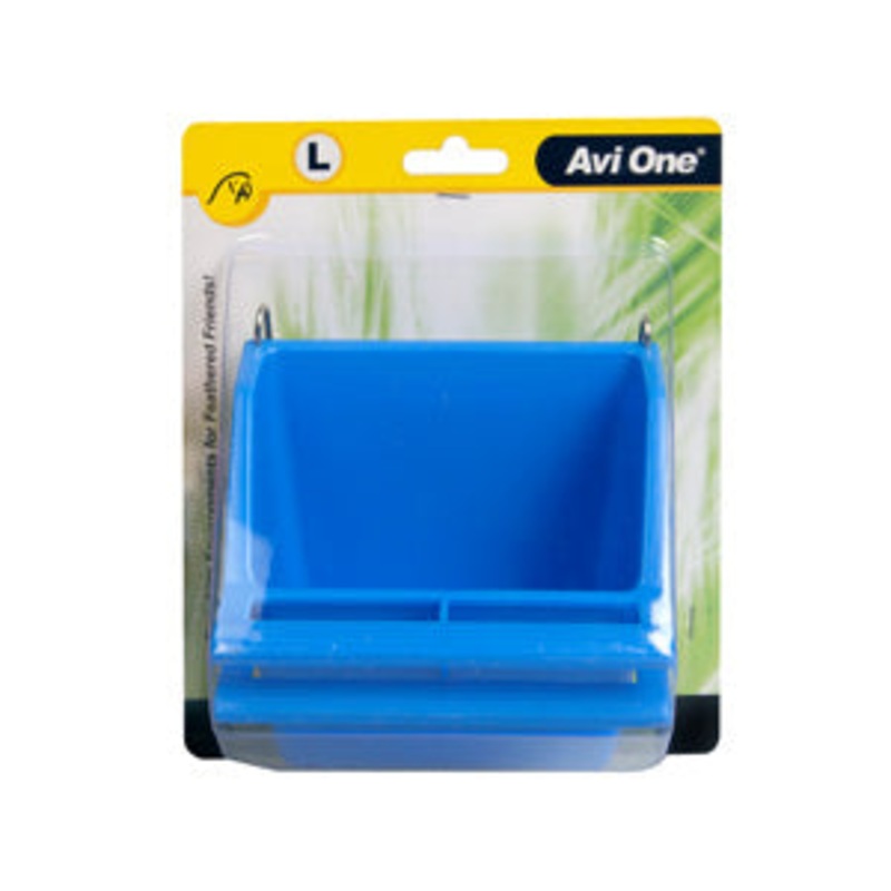 Avi One Feeder High Back With Perch Large 2pk