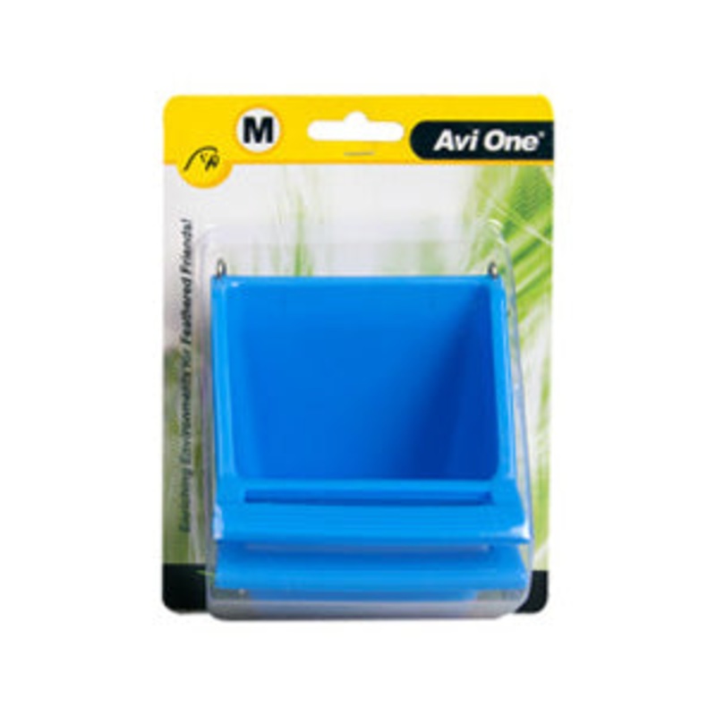 Avi One Feeder High Back With Perch Medium 2pk