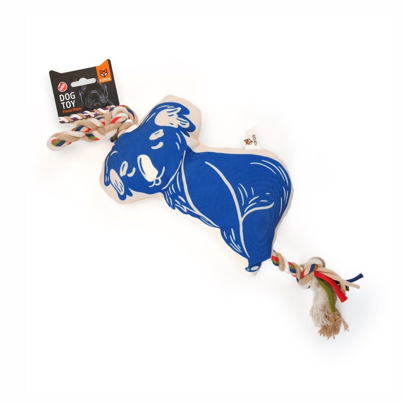 BarkButler x FOFOS Flossy Rope Dog Toy Koala- For Small & Medium Breeds