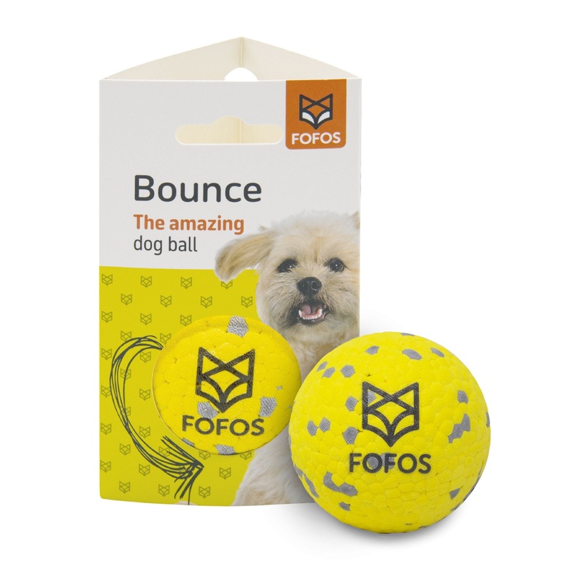 BarkButler x FOFOS Super Bounce Ball (S)  Durable Interactive Dog Toy for Fun Play