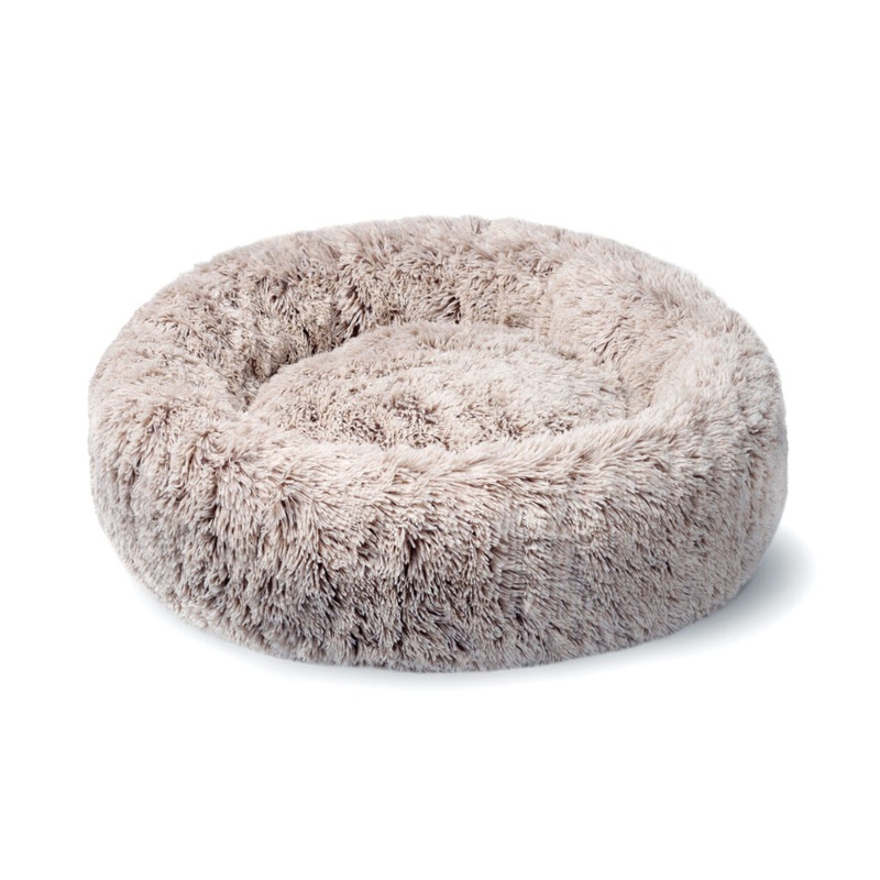 Superior Curl Up Cloud Calming Dog Bed Sable