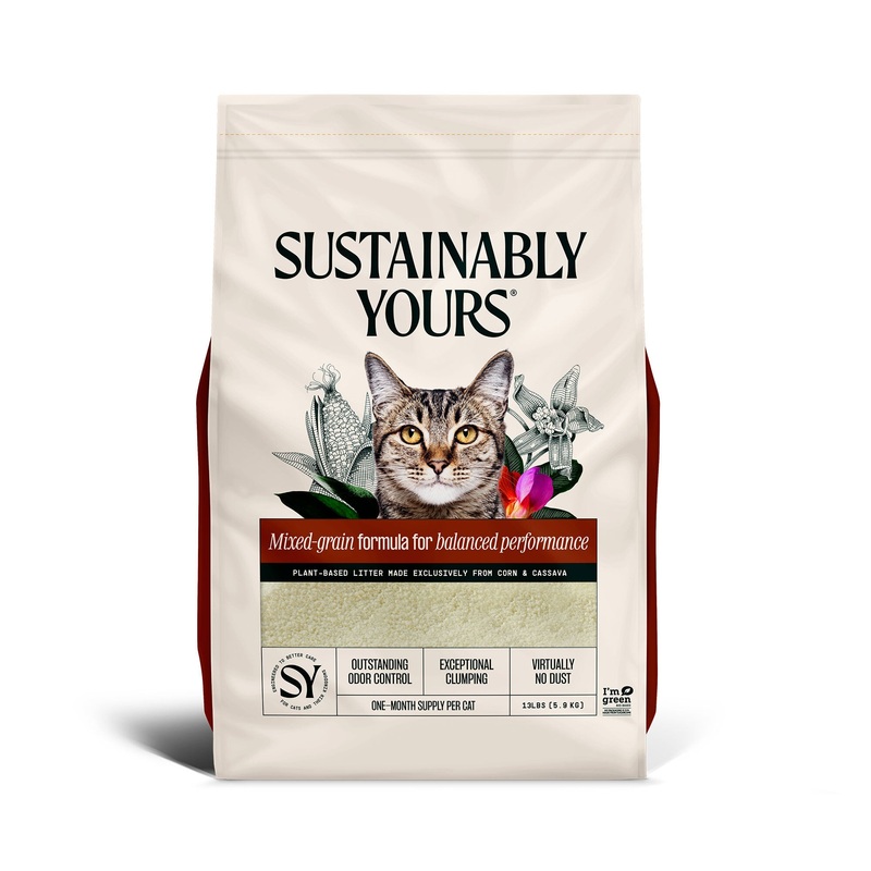 Sustainably Yours Mixed Grain Cat Litter