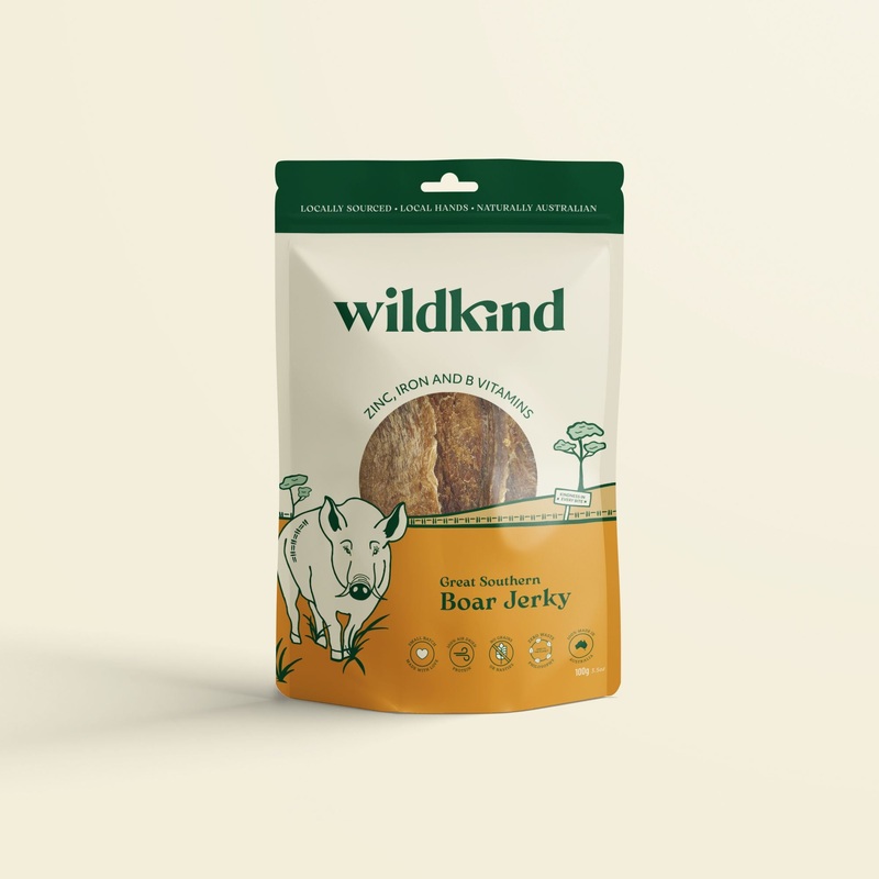 Wildkind Treats Boar Jerky|100g