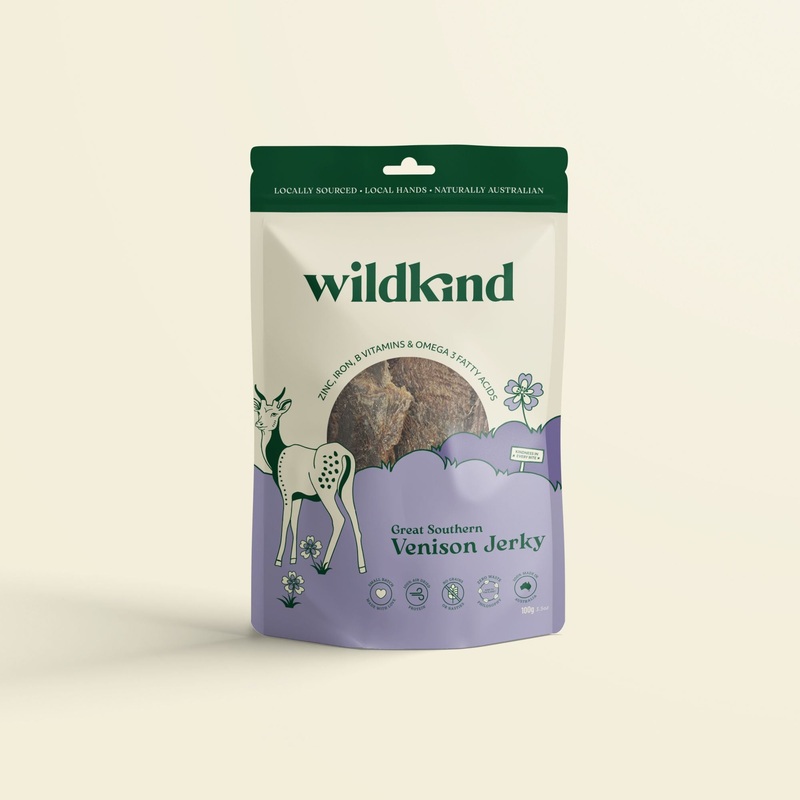Wildkind Treats Venison Jerky|100g