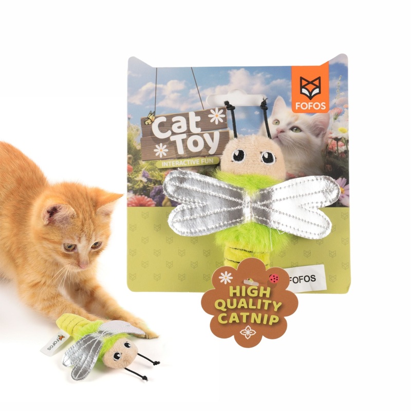 BarkButler x FOFOS Dragonfly Cat Toy – Enhance Your Cat’s Playtime