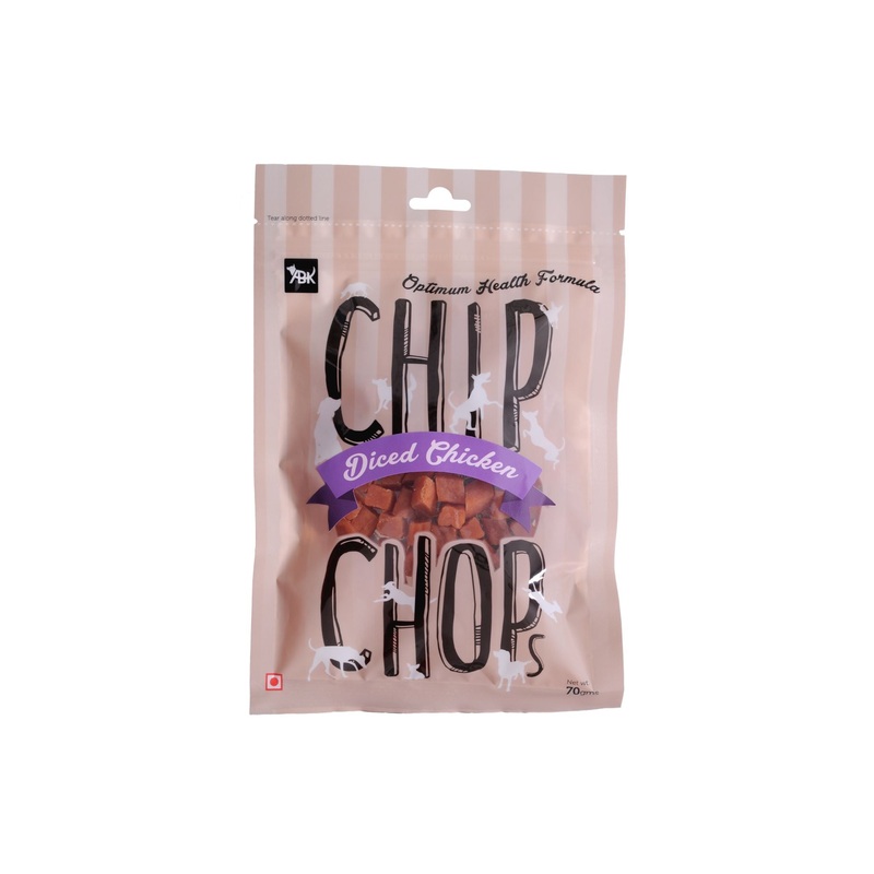 Chip Chops Diced Chicken dog treats 70g