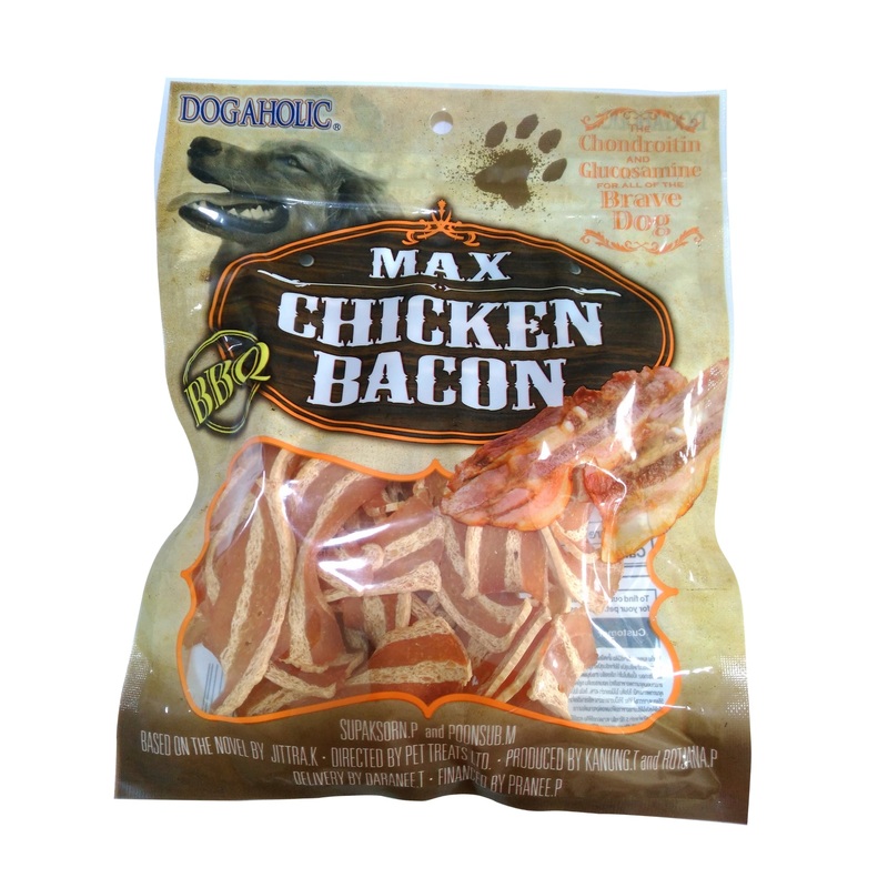 Dogaholic, Chicken Bacon Noodles Max Chicken Bacon Strips BBQ 130g