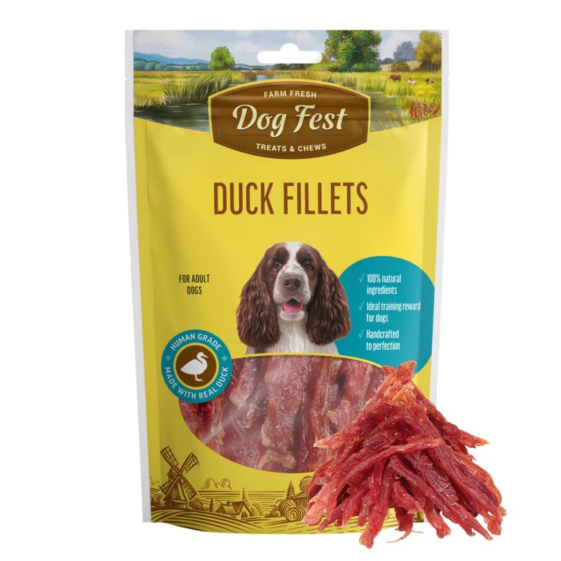 Dogfest Duck fillets Treats – Healthy & Natural Dog Treat