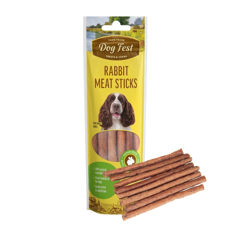 Dogfest Rabbit Meat Sticks – Healthy & Fun Dog Treat