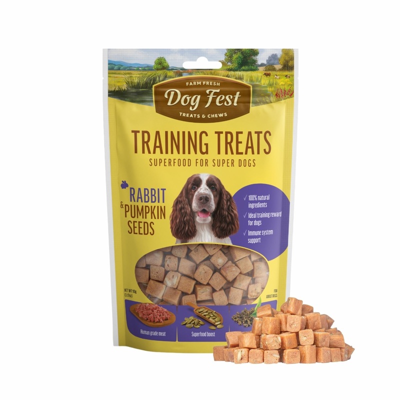Dogfest Rabbit & Pumpkin Seeds Training Dog Treat – Healthy & Tasty