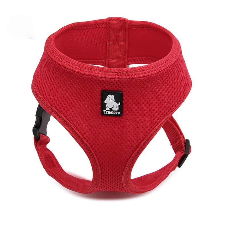 TRUELOVE Cat & Dog Small Harness – Comfortable & Secure – Red