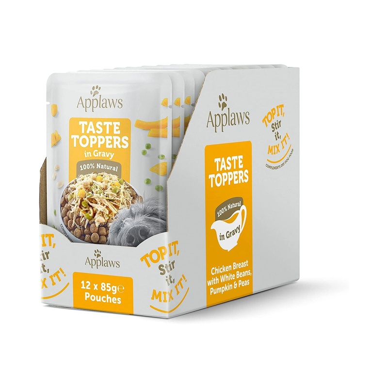 Applaws Chicken Breast With White Beans Pumpkin & Peas Pouch- Wet Dog Food 85g