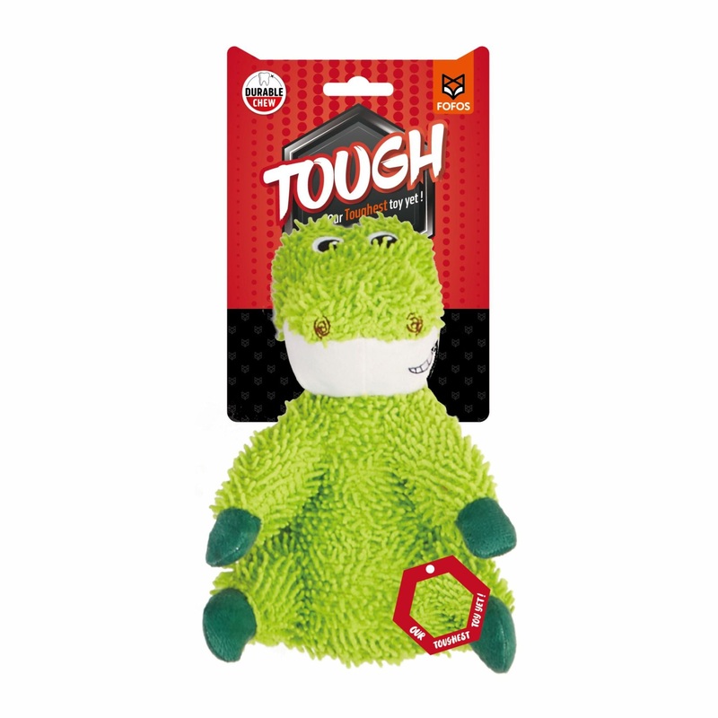 BarkButler x FOFOS Tough Dog Toy Alligator  Durable Plush Toy for Dogs