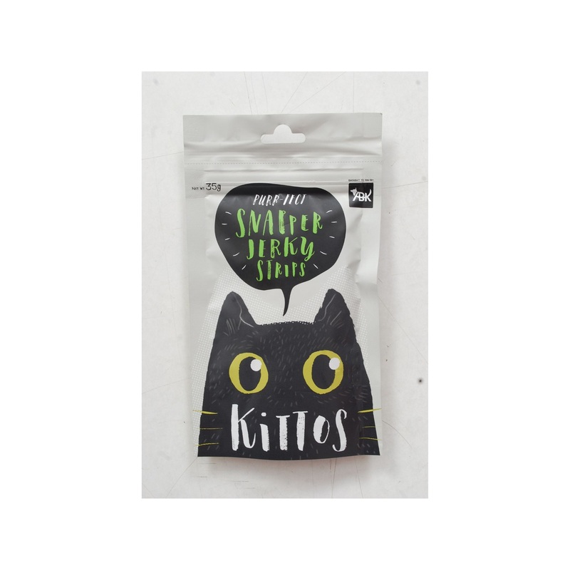 Kittos Cat Snapper Jerky Strips Cat Treat 35 g