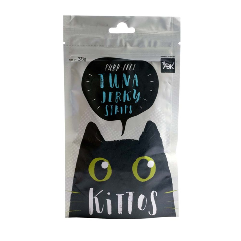 Kittos Cat Tuna Jerky Strips Cat Treat – 35 g