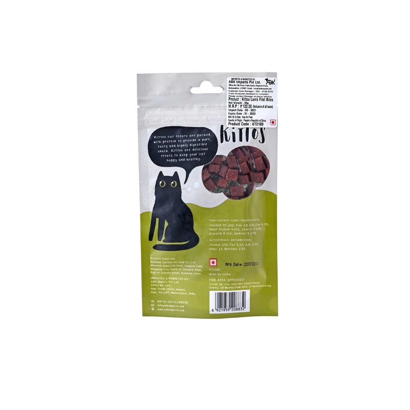 Kittos Lamb Filet Bites For Cats 35g
