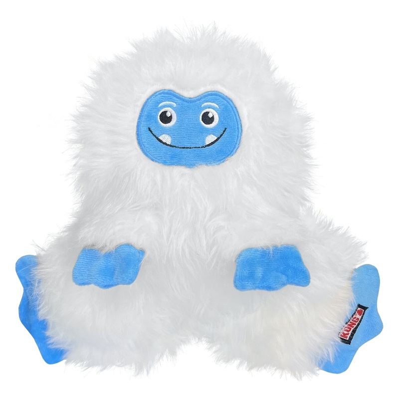 KONG Holiday Frizzles Yeti Dog Toy – Fun & Cozy for Dogs