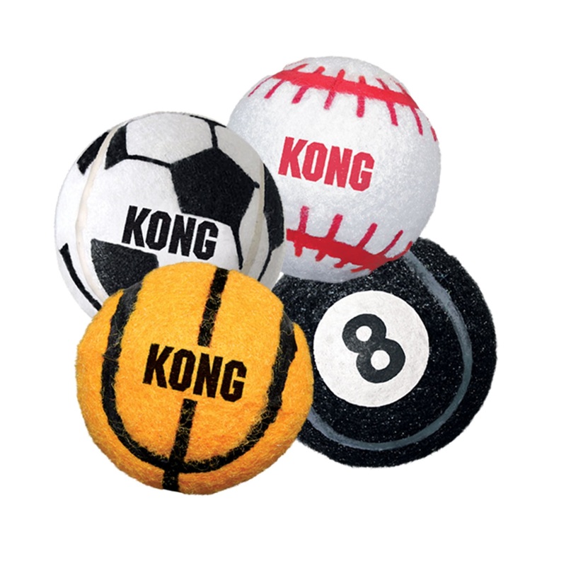 KONG Sport Balls Dog Toy – Safe, Bouncy Fetch Tennis Ball for Active Dogs