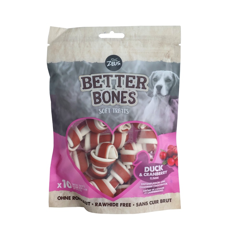 Zeus Better Bones Duck with Cranberry 10pcs For Dogs