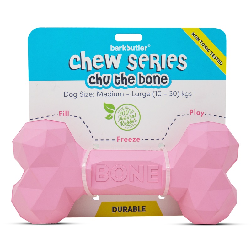 Barkbutler Chu the bone Pink For Dogs