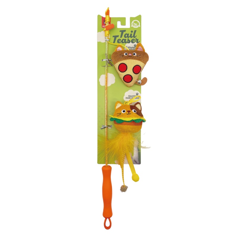 BarkButler x FOFOS Cat Wand Toy replaceable-Meow Fast Food