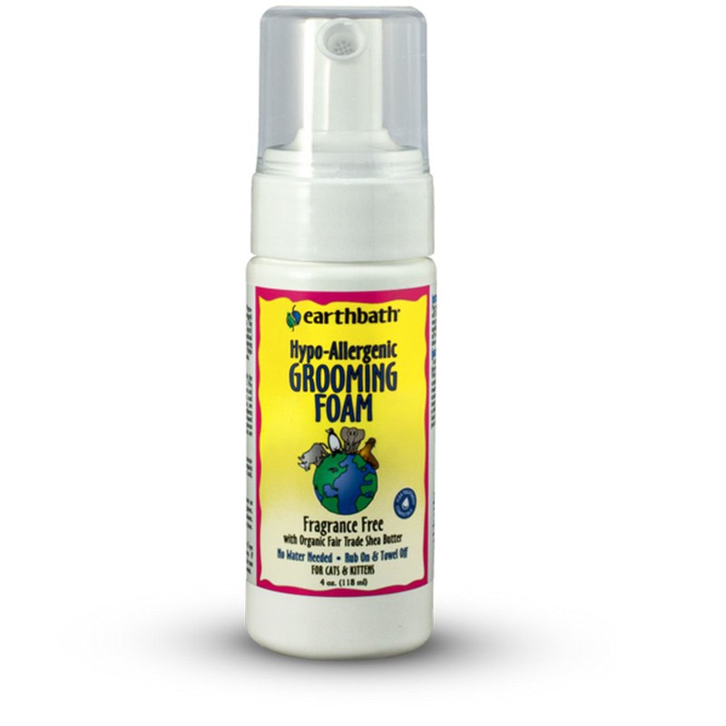 Earthbath Hypo-Allergenic Cat Grooming Foam 4oz