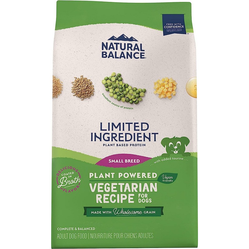 Natural Balance Small Breed Dry Dog Food – Vegetarian – 4lb