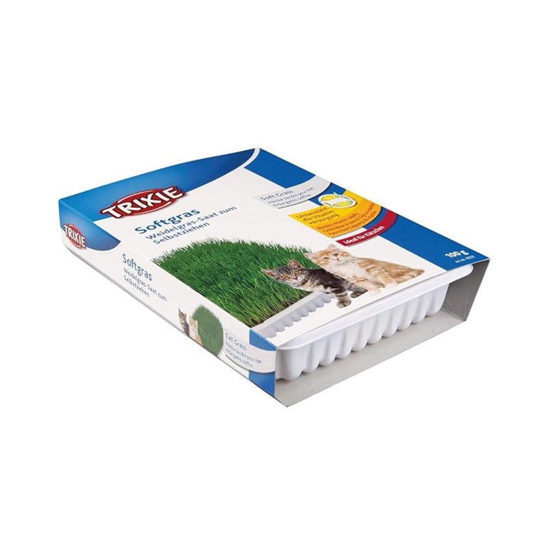 Trixie Cat Grass Dish Bowl 100g