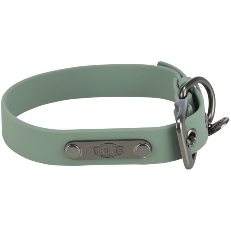 TRIXIE CityStyle PVC Dog Collar – Sage (S-M)